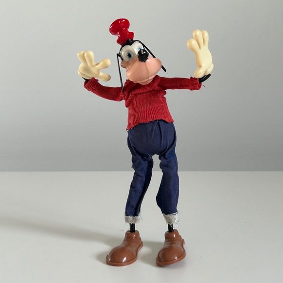 Vintage 60s Marx Toys Hong Kong Walt Disney Productions Poseable Goofy Figurine - Picture 1 of 9
